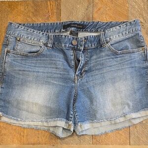 Calvin Klein Women's Faded Blue Jean Shorts